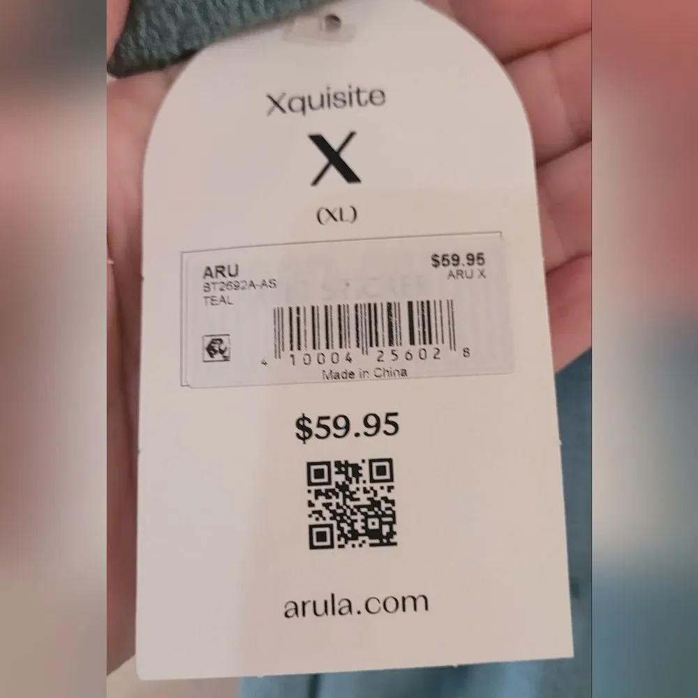 SOLD🎯Arula NWT Boho Tiered Blue Ruffle Blouse Size XL - Picture 10 of 12